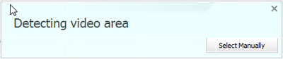 Detect video area